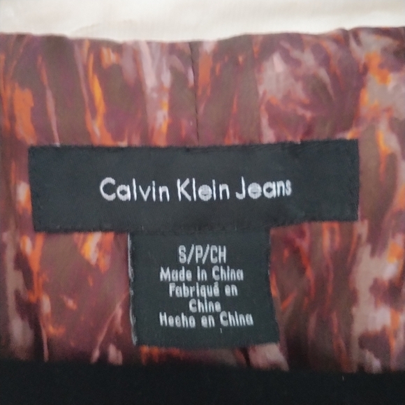 Calvin Klein Jeans Light Tan Corduroy One Button Blazer Jacket SP - Picture 2 of 12